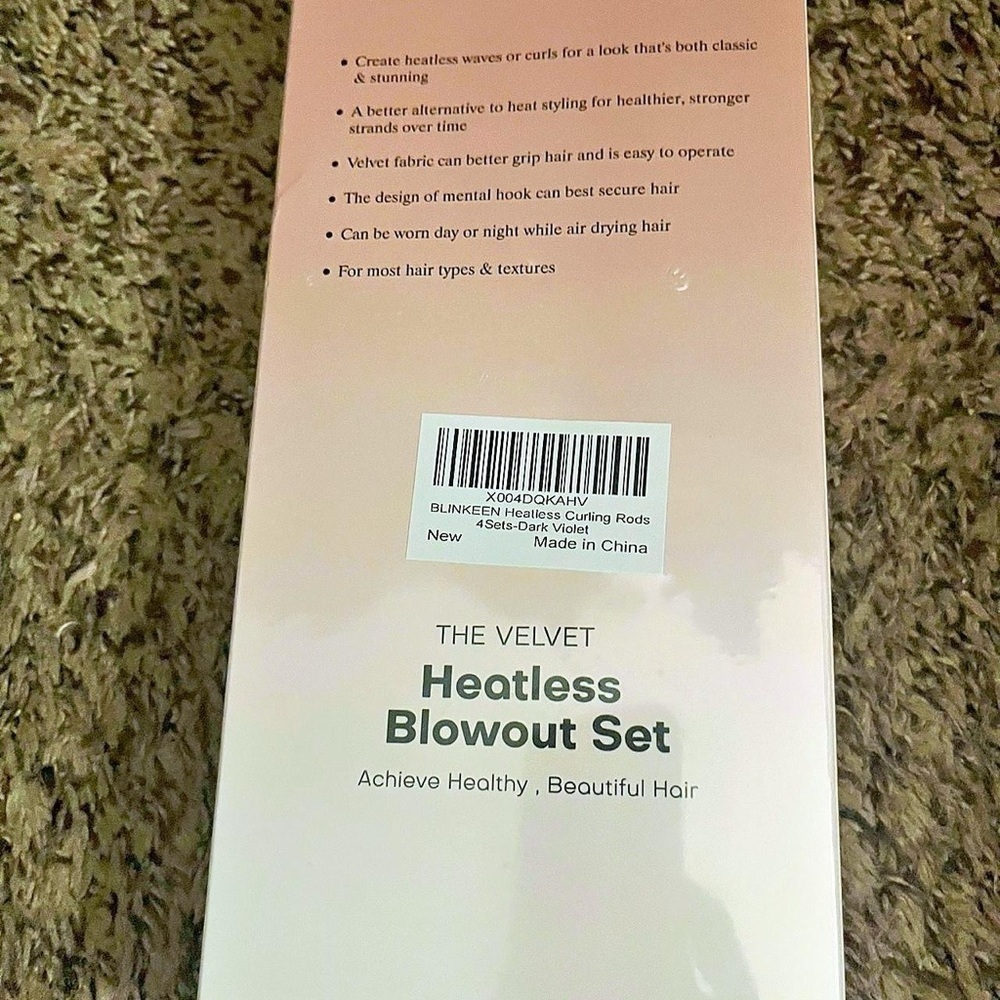 Black Heatless Blowout Set​​​ - Picture 2 of 2